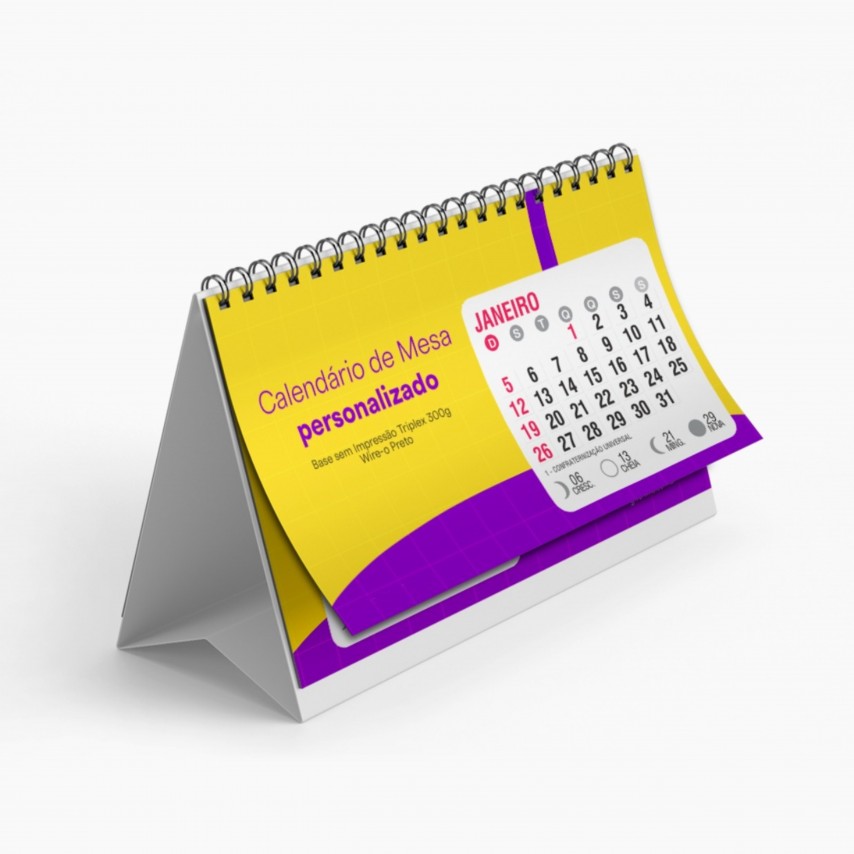 Calendário de mesa