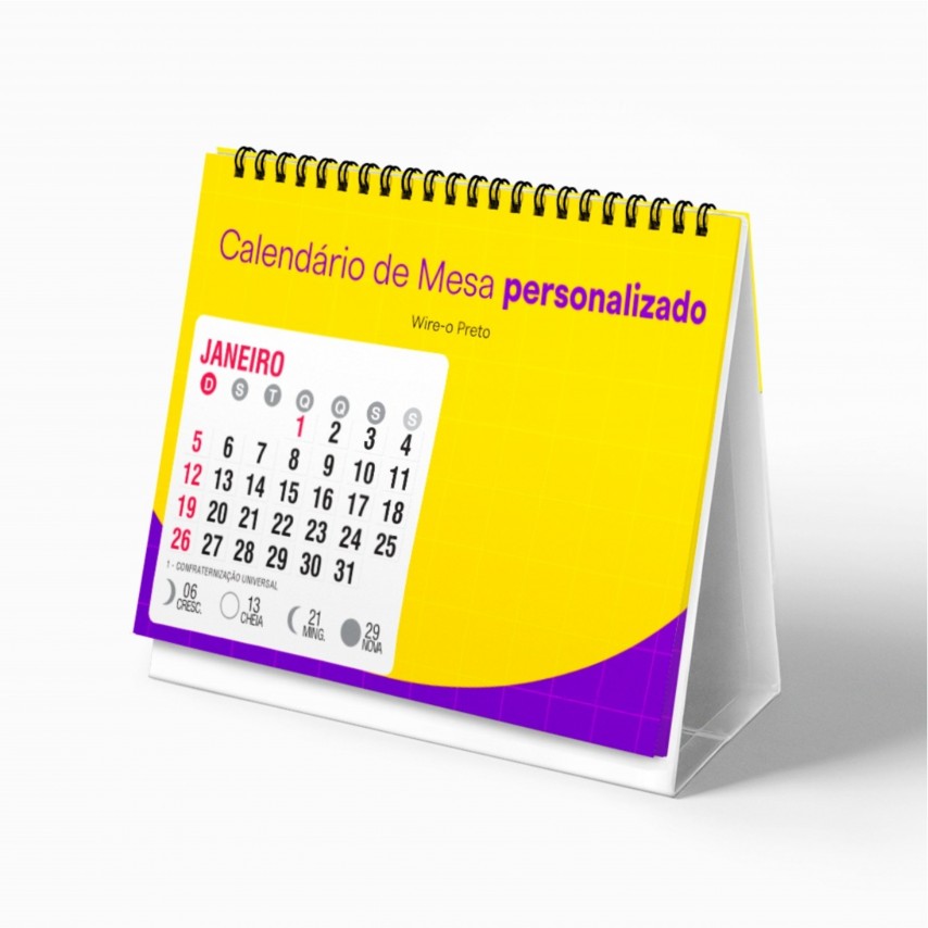 Calendário de mesa