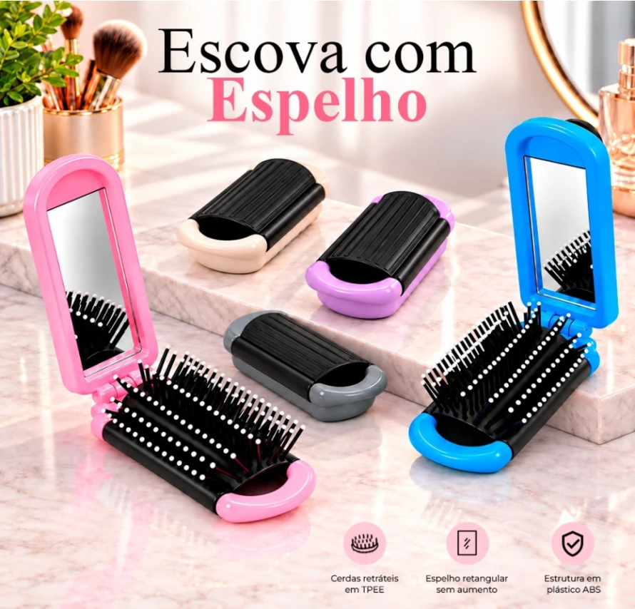 Escova com espelho - 9347